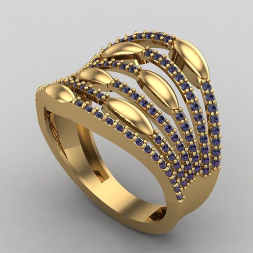 WOMEN RING - 3DM RENDER DETAIL 3D PRINT MODEL - 3D model