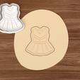 dough-cheer-dress.png Cheerleading Cookie Cutter Set