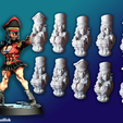 Previews_parts1.png Space Opera - Lady Guard of Kislavia (Modular Heroic Scale Squad)