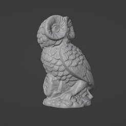 6.png Beautiful owl print model