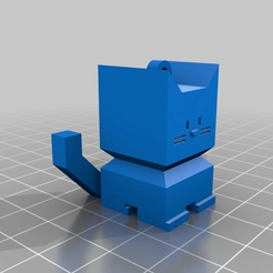 abc9bd11620e62a65c92bc382415eec0.png Free STL file Cali Cat Keychain・3D printing model to download