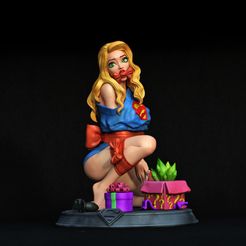 1.jpg Файл STL супердевушка・Идея 3D-печати для скачивания