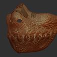 11.jpg Articulated Reptile\Lizard Cosplay Mask [3D STL]