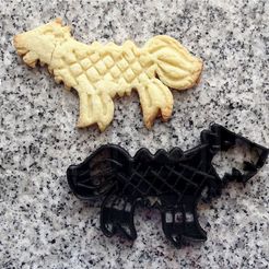 hotpie lobo.jpg STL-Datei hotpie wolf wolf cookie cutter cutter for cookies・3D-Druck-Idee zum Herunterladen