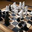 P1030411S.JPG Skull Tanks Chess Set
