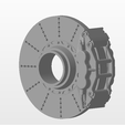 2-2.png Oversize Solid Brake Rotor, Drilled with Caliper - "Real-Rims"