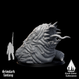 33.png Giant Leech Lump with Tech Option for miniature-agnostic grimdark wargames