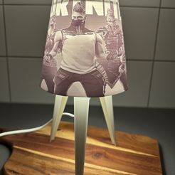 IMG_0590.jpeg STL file Lithophane Lamp Shade - Fortnite・3D printer model to download