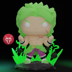 3D file Broly SSJ5 Fan made 🦸・3D printing model to download・Cults