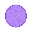 helping hands v2 coaster.stl Free STL file Coaster: 'helping hands v2'・3D printable object to download