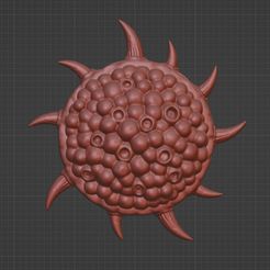 bloss01.jpg Fichier STL Fleur de pourridié・Design imprimable en 3D à télécharger