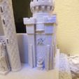 P1090573.jpg PRINTABLE ROMAN CASTLE - SMARTPHONE STAND CELL PHONE HOLDER WITH GEM HOLDING URNS