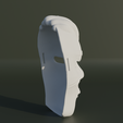 4.png Voodoo Face Mask - Cannibal Cosplay Mask 3D print model