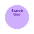 ScarabGod.stl Scarab God Upkeep Marker