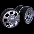 3.png STL PACK OF 10 MODELS OF DOUBLE ALUMINUM WHEELS FOR PICKUP TRUCKS