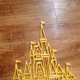 Snapchat-1918253847.jpg Castle outline decor / Castle centerpiece / birthday princess / princess castle / wedding fairytale decor  / cinderella castle