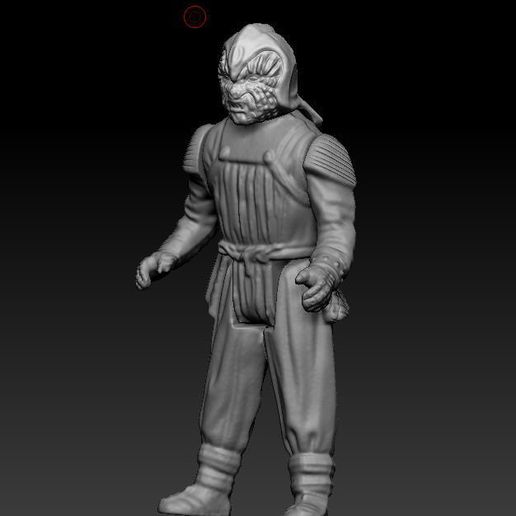 ScreenShot1107.jpg Star-Wars Klaatu Kenner Style Action figure STL OBJ 3D