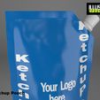 Ketchup Pouch-06.jpg 3D-Datei Juice Pack・Modell für 3D-Drucker zum Herunterladen