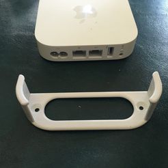 db1e77f68a9bdad1093e43638102486e_display_large.JPG Free STL file Apple AirPort Express wall mount・Object to download and to 3D print, Djindra