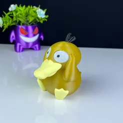 7C81DE1A-2B77-4EBD-919C-4CE6CA8C1329.webp 3D file Psyduck - multicolor・Template to download and 3D print