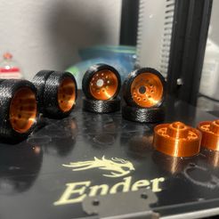 image0-2.jpeg Free STL file 1/25 Scale Alcoa Wheels and Tires (Big Wheel Look, maybe 26" real life)・3D printing design to download
