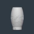 4.jpg Koi fish Lamp Shade STL file – Digital 3d Printer file – no supports