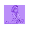 shakira_3d_dibujo.stl Free STL file 3D drawing SHAKIRA・Template to download and 3D print