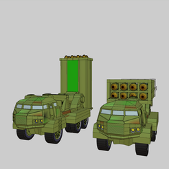 CamionMissille.png Free STL file missile truck・3D printer model to download