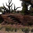 3.jpg GROUND SEAT GRASS TREE TREE SCENE ISLAND 3D MODEL