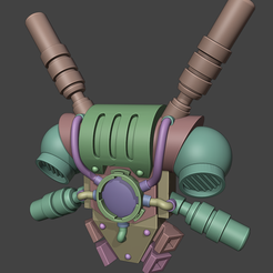 Interceptor 1.PNG Fichier STL gratuit Paladin Argenté Telly Sac à dos Porty・Objet imprimable en 3D à télécharger