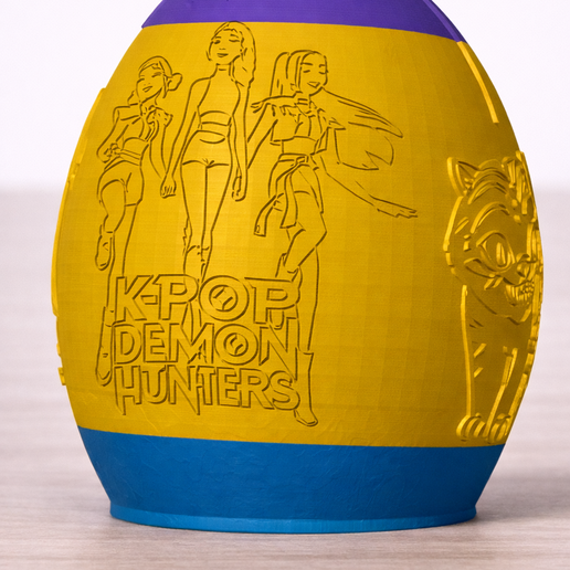 🥚 KPOP Demon Hunters Easter Egg Zoey Rumi Mira Derpy- Piggy Bank ...