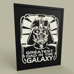 Darth_Vader_greatest_dad_in_the_galaxy_2019-Apr-30_11-37-14AM-000_CustomizedView15895293588.png Descargar archivo STL gratis StarWars - El mejor padre de Darth Vader en la galaxia・Modelo para la impresora 3D, yb__magiic