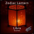 7-Libra-Print-2.jpg Zodiac Lantern - Libra (Scales)