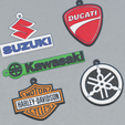 Llaveros-2.png Yamaha Kawasaki Harley Suzuki Yamaha Motorcycle keychain collection