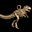 22.jpg Dinosaur TRex Skeleton Pendant