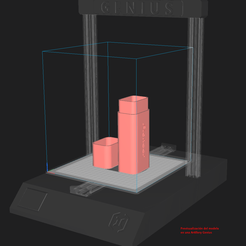 previewCura.png Archivo STL Estuche para radio Pioneer DEH-s4050bt・Plan imprimible en 3D para descargar
