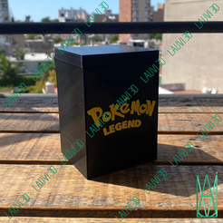 11.png Datei STL Pokemon Legends Kartenbox・Design für 3D-Drucker zum herunterladen, LauriViscardi