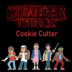 im il N ar | NRG [RO Sey pf | ey | ee Archivo STL STRANGER THINGS - COOKIE CUTTER - 5 MODELS・Modelo para descargar y imprimir en 3D
