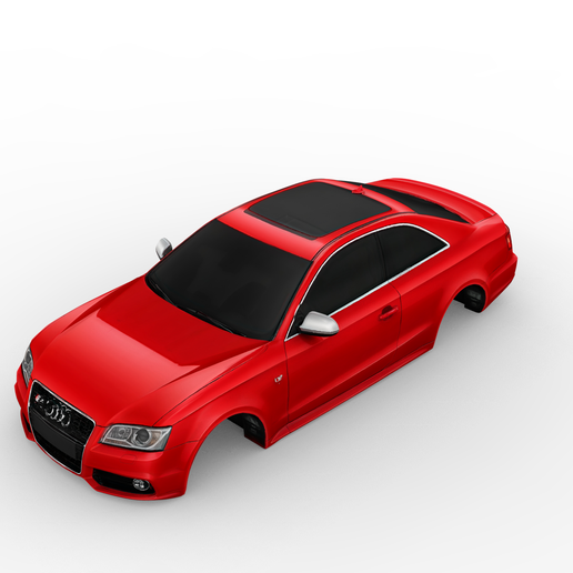 Audi S5 B9 2017 – Detailed 3D Sports Car Body Model