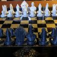 loprochess-04_display_large.jpg Low profile Thingiversal Chess Set - Primordial