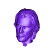 Head.stl Keanu Reeves - John Wick 3d print