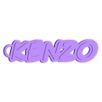 KENZO.stl Keychain first name