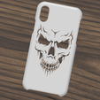 Case iphone X y XS SKULL1.png Case Iphone X/XS Skull