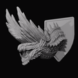 ALa34th.png Alatreon Elder Dragon Monster Hunter Wall Mount - Wall Trophy Decoration