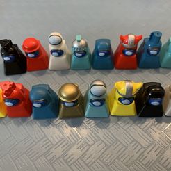 image0 (1).jpeg STL file Among Us Keycaps・3D print design to download
