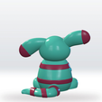 Rattie-the-amazing-digital-circus4.png Rattie The Amazing Digital Circus 3D Model Stl file 3mf Multicolor No support Fanart