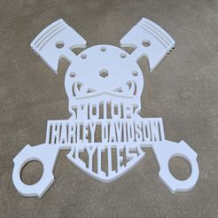 harley davidson motos arte de la pared harley davidson decoración de pared calaveras