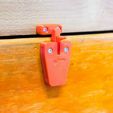 schloss-7050017.JPG Spring latch sliding door bolt lock: rubber band, metal spring, 3D printed spring