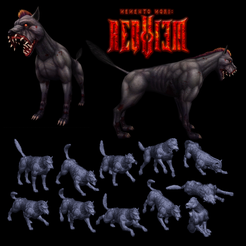 Requiem_Doomhound.png Free STL file Requiem - Doomhound・3D printing design to download