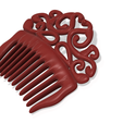 Hair-comb-13-v6-11.png FRENCH PLEAT HAIR COMB Multi purpose Female Style Braiding Tool hair styling roller braid accessories for girl headdress weaving fbh-13 3d print cnc